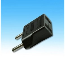 大林電子 轉接頭 4.0mm 細圓腳 歐規 適用於歐洲 德國 法國 韓國 越南 轉換插頭, 1個