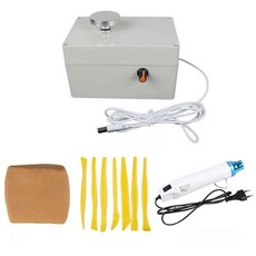 미니어처 도자기 DIY 미니물레 물레 핸드메이드 키트 세트, 1개