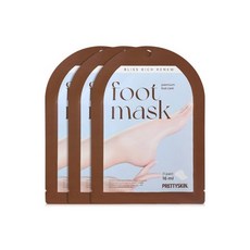 아기뒤꿈치 필링 풋마스크 뒤꿈치 굳은살 발각질제거 발팩 2족입 3개 프리티스킨