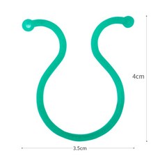 植物固定扣 番茄卡扣嫁接夾 瓜果扣 南瓜夾 綁枝 藤蔓夾 幼苗夾 植物夾 哈密瓜夾 絲瓜夾 綁蔓夾 蘭花夾 水果夾, 1個, 8字扣，小號，買15送5