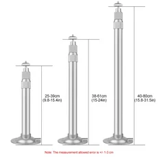 프로젝터 브래킷 40cm 60cm 80cm 합금 LCD DLP 미니 행거 천장 마운트 금속 플렉스 홀더 HY300Pro HY320Mini, 25cm to 39cm