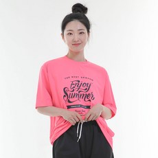일루소 엔조이 썸머 오버핏 반팔 여성용 래쉬가드