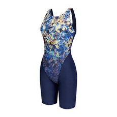 아레나수영복 아스틸베 4부 반신 U백 A4SL1LH16NVY-207407