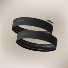 히버스컴퍼니 스포츠 헤어밴드 러닝 운동용 땀흡수 미끄럼방지 머리밴드, 2개, 블랙