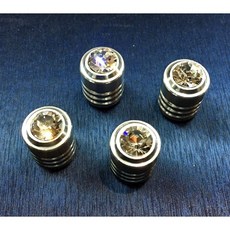 圓夢工廠 Toyota Alphard RAV4 Wish Sienta 氣嘴蓋 輪胎帽 輪胎充氣口 出風口蓋 自用送禮, 輪胎帽 銀鑽, 1個