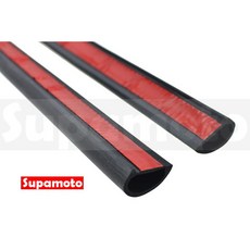 Supamoto 汽車B柱上方專用隔音條 氣密條 防風切聲 密封條 膠條 車門防塵, 1個, 一套