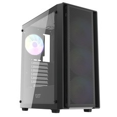 darkFlash 大飛 DK353 ATX 玻璃側透機殼 黑色, 1個