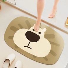 캐릭터 규조토 발매트 욕실매트 화장실, 하마