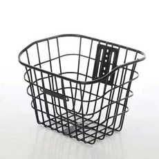 山地自行車後車筐 後座架 置物筐 書包車籃子 後置後貨架單車籃筐 藍框 QT6S A3, 1個, 小號車筐後用+配件