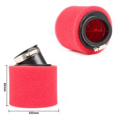pz30 기화기 200cc 250cc ATV PIT 먼지 자전거 오토바이 35 38 42 45 48mm 에어 필터 각도 폼 포드, 48mm bend d, 1개