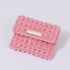 모누의 네트공예 - 벚꽃팝콘 카드지갑 DIY 키트 (영상제공), 인디핑크, 1개