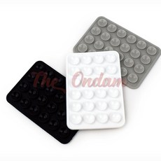 더 온담 흡착식 휴대폰 뽁뽁이 핸드폰뽁뽁이흡착판케이스 흡착식휴대폰거치대, 블랙