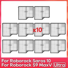 로보락 Saros 10 S9 MaxV Ultra S90ver G30 A1460RR 호환 액세서리 부품 메인 사이드 브러시 필터 Edgewise 걸레 키트, Set G