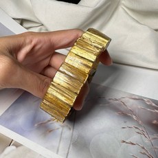 台南水晶批發 企業老闆/主管 6A霸氣鈦排 23mm 90公克 鈦晶水晶, 1個, 霸氣鈦晶手排23mm90公克18.5圍