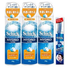 Schick 시크 하이드로 면도 젤 형태 199g×3개, 1개, 1g