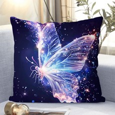 아름다운 꽃패턴 소파쿠션 양면 소파 쿠션 솜 포함 세탁가능 고탄력 트렌디 꽃스타일 수집가 추천 특별한 디자인 트렌디한 스타일, XKHD-8, 40 x 40CM (솜포함 양면쿠션)