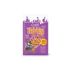Catit Nibbly Grills 貓零食 烤雞條扇貝風味, (紫)烤雞條-扇貝風味30g*1, 1個