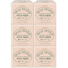 디어스킨 리얼모달 대형 14개입 X 6팩_날개형_26Cm, 6개, 14매
