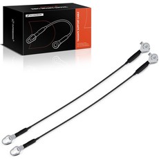 램 1500 2019-2024 25 뒷좌석 테일게이트 운전석 및 조수석 측 2PC 세트 교체 번호 68312084AC와 호환되는 A-프리미엄 지원 케이블