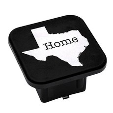 Swono 견인 히치 커버 영국 국기 빈티지 국기 트레일러 튜브 플러그 캡 범용 핏 5.1cm(2인치) 리시버 픽업 트럭 SUV 자동차용 337799, 텍사스 주