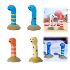 Liroyal 수족관 오브제 4개 세트 친아나고 수족관 장식 수조 오브제 장식 귀엽다 물고기 피규어 장식 정경 소품 인테리어 홈, 1개