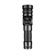 尾部強磁 特種強光 P90 P99 極蜂, 1個, PM10遠射手電筒+充電線+電池