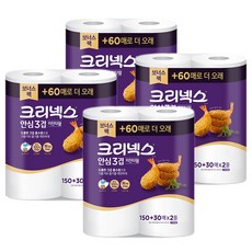 크리넥스 안심 키친타올 3겹, 180매, 8개