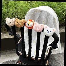 유모차 동물 인형 장식 손목 스트랩 아기 외출용 캐릭터 액세서리, 1개, 코끼리