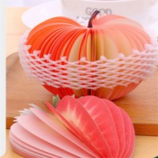 핫세언니 과일 메모지 학원홍보물품, 사과