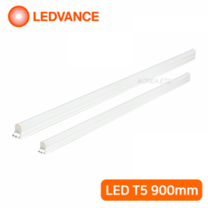 오스람 LED T5 12W 900mm, 3000K (노란빛), 1개