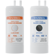쿠쿠 정수기필터 호환 CP-SS101HW 2단계, 5인치 1회 관리세트(1+1), 1개