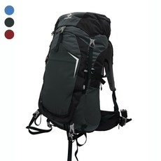 DIBOTE迪伯特 專業登山包55L 輕量背架支撐桿 大容量登山背包 後背包 旅行包 走趣露營, 黑