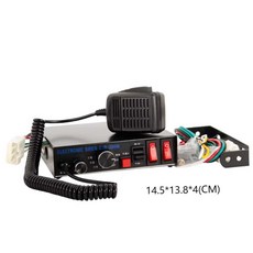 차량용 확성기 방송 마을회관 행사 야외 핸들 고출력, 1개, 12V 200W 본체 (스피커 별도)