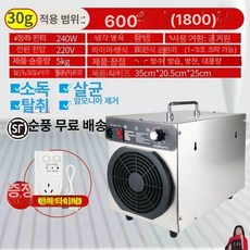 오존 발생기 살균 암모니아 20g 소독기 탈취기 멸균, 실버 방습 방진 30g 600 내, 기본 모델명/품번