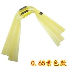 熱賣爆款扁皮筋組：加厚強力進口扁皮皮筋，有架無架暴力防凍高彈力, 5副(送500鋼珠)0.65素色, 1個