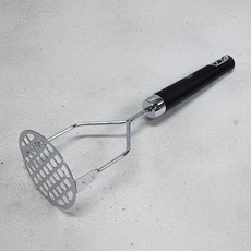 감자으깨기 P.P 블랙 손잡이 타공 원형 KB 업소 식당 포테이토 매셔 계란, 1개