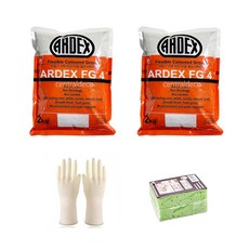 아덱스 FG4 고탄성 방수 줄눈 시멘트 시공세트, 아이보리색, 2개