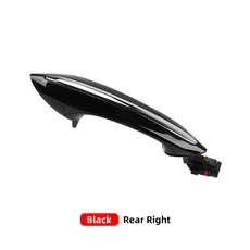 BMW 5 6 7 시리즈 F10 F07 F02 525 528 530 535 730 블랙 다크 브라운 화이트 외부 문짝 핸들 외부 문짝 핸, 01 China Mainland, 01 Black Rear Right