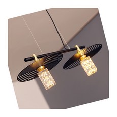 팬던트 18901-2 2등 블랙 33평 주방 등기구