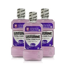 리스테린 토탈케어 플러스 구강청결제, 250ml, 3개