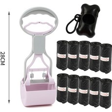 精選優品 撿便器 拾便器 折疊拾便器 拾便袋 剷屎神器 便攜折疊狗狗拾便器外出遛狗不臟手撿便器狗屎夾子家用剷屎, 小號魅力紫（套餐三）, 1個