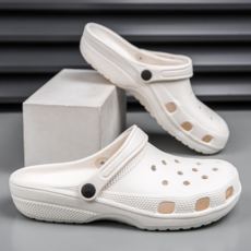 재리니 남녀공용 EVA 심플 초경량 커플 아쿠아 샌들 슬리퍼 푹신한 실내화 사무실 병원 여름 다용도 RS-S049