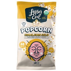 레서 이블 오가닉 히말라야 골드 팝콘 Lesser Evil Organic Himalayan Gold Popcorn 14 oz, 1개, 397g
