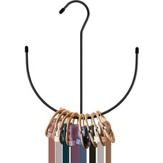 제도디어 벨트 행거 랙 블랙 옷장 액세서리 정리함 후크 넥타이 스카프 카미솔 모자 브래지어 신발, 1 Pack, Rose Gold