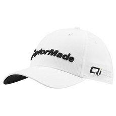 TaylorMade Qi35 高爾夫球帽，吸濕排汗，輕量舒適，可調節尺寸，有效遮陽, 白色, 1個