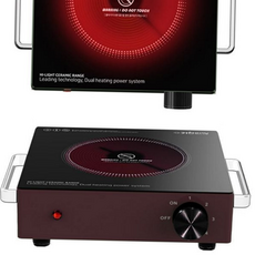 1인용 1구 전기 레인지 캠핑용 가정용 전기 레인지 소형 휴대용, 단일옵션, 상세페이지 참조