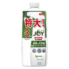 ultra Joy W多效合一廚房潔淨泡沫噴霧補充瓶 綠茶香, 1瓶