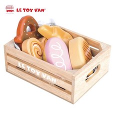 영국 Le Toy Van 커피 숍 놀이 소꿉놀이 장난감 Little Bee 슈퍼마켓, 베이킹 빵 믹스, 1개