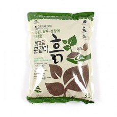 초록스타 분갈이흙 3L 배양토 원예용 화분 상토 다육이 식물흙 저염성