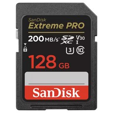 SanDisk 晟碟 Extreme Pro SDXC UHS-I SD 卡, 1個, 128GB
